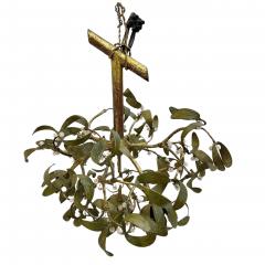 Small mistletoe ball chandelier Paris France circa 1900 - 3390081