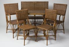 Small rattan lounge France around 1930 - 916145