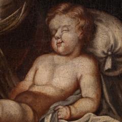 Small religious painting from the 18th century Madonna and Child - 4136081