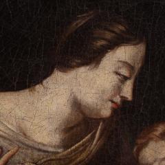 Small religious painting from the 18th century Madonna and Child - 4136083