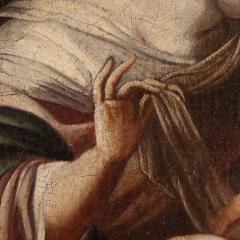 Small religious painting from the 18th century Madonna and Child - 4136084