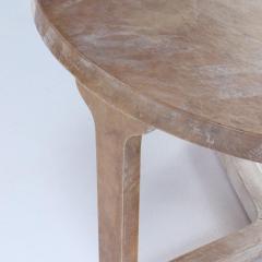 Small round parchment covered coffee table Custom sizes available  - 3246058