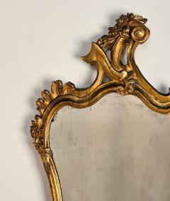 Smaller Italian Antique Giltwood Mirror 19th century or earlier - 3481376