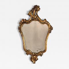 Smaller Italian Antique Giltwood Mirror 19th century or earlier - 3482339