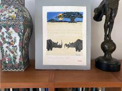 Smilby Smilby Rhino Has a Swinging Weekend Sexy Mens Magazine Cartoon - 4445324