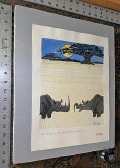 Smilby Smilby Rhino Has a Swinging Weekend Sexy Mens Magazine Cartoon - 4445328