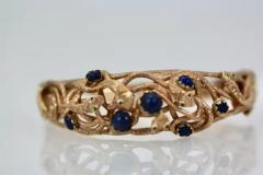 Snake Bracelet w Lapis 14K - 3455229