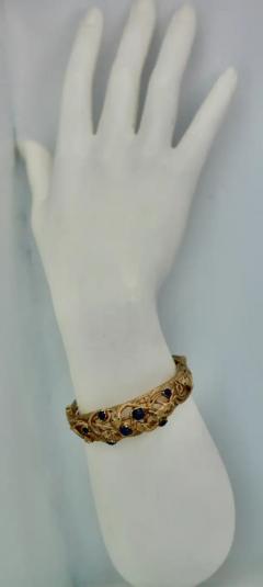 Snake Bracelet w Lapis 14K - 3455256