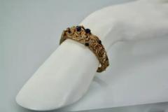 Snake Bracelet w Lapis 14K - 3455330