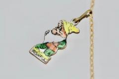 Snow White and the Seven Dwarfs Necklace 18K - 3451415