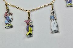 Snow White and the Seven Dwarfs Necklace 18K - 3451575
