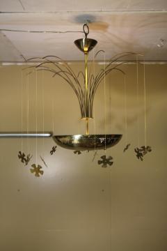 Snowflake Chandelier in the Manner of Paavo Tynell - 1917914
