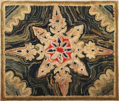 Snowflake Hooked Rug - 4229857