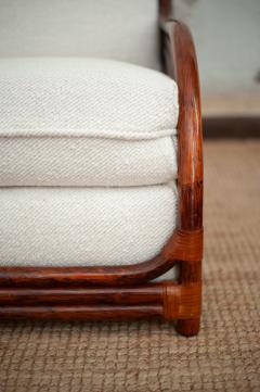 Sofa and Armchair Set in Bamboo 1970s - 4645291