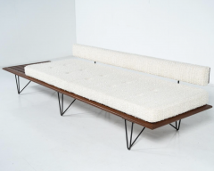 Sofa with integrated tabletop by Carlo Hauner Martin Eisler for forma 1950s - 4034417