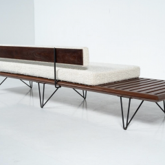 Sofa with integrated tabletop by Carlo Hauner Martin Eisler for forma 1950s - 4034420