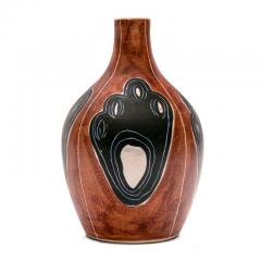 Soholm Signed Hand Painted Ceramic Vase Denmark 1950s - 801109