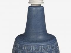 Soholm Small Table Lamp Light Blue Stoneware Denmark 1960s - 4794350