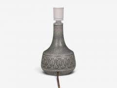Soholm Stentoj Table Lamp Grey Stoneware Denmark 1960s - 4794241