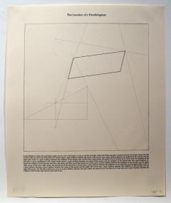 Sol LeWitt The Location of a Parallelogram 1975 - 3023958