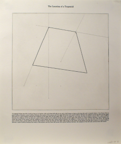 Sol LeWitt The Location of a Trapezoid 1975 - 3024612