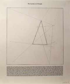Sol LeWitt The Location of a Triangle 1975 - 3024611