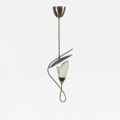 Solbergs Fabrikker Pendant of Brass Glass Lacquer - 2957112