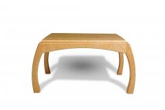 Solid Bird s Eye Maple Sculptural Coffee Table Custom Studio Piece - 4802774