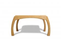 Solid Bird s Eye Maple Sculptural Coffee Table Custom Studio Piece - 4802968