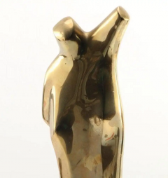 Solid Brass Nude Female Sculpture - 2767473
