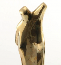 Solid Brass Nude Female Sculpture - 2767475