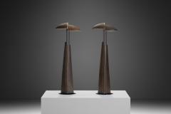 Solid Cast Brass Ara Table Lamps by Mies van Gessel The Netherlands 1990s - 3377169