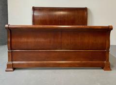 Solid Mahogany King Size Bedframe Sleigh Bed Ralph Lauren Style - 2963890