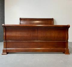 Solid Mahogany King Size Bedframe Sleigh Bed Ralph Lauren Style - 2963892