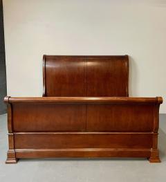 Solid Mahogany King Size Bedframe Sleigh Bed Ralph Lauren Style - 2963894