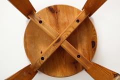 Solid Pine Stool France c Mid 20th Century - 2288894