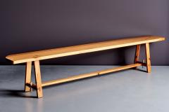 Solid Pinewood Bench originating from a former Monastery - 4467378