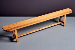 Solid Pinewood Bench originating from a former Monastery - 4467380