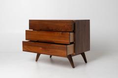 Solid Walnut Three Drawer Dresser by Ace Hi with splayed legs - 4645902