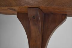 Solid Wood Brutalist Smokers Chair The Netherlands ca 1950s - 4149015