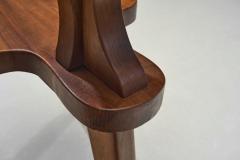 Solid Wood Brutalist Smokers Chair The Netherlands ca 1950s - 4149016