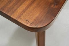Solid Wood Brutalist Smokers Chair The Netherlands ca 1950s - 4149018