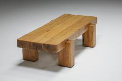 Solid Wood Coffee Table 1950s - 2150267