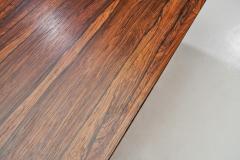 Solid Wood Dining Table with Circular Trestle Base Scandinavia 1970s - 2781642