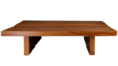 Solid Wood European 5 Plank Coffee Table - 2695071