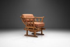 Solid Wood Money Chair with Upholstered Cushions Europe late 19th century - 3248913