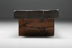 Solid Wood Rustic Coffee Table 1920s - 2460612