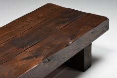 Solid Wood Rustic Coffee Table 1920s - 2460640