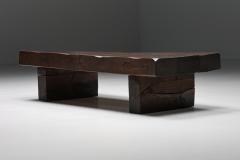 Solid Wood Rustic Coffee Table 1920s - 2460674