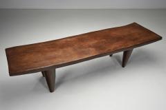 Solid Wood Senufo Bench Ivory Coast Mid 20th Century - 4385152